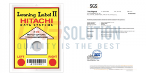Tools for observation and control. RoHS-SGS Certification of Leaning Label 
