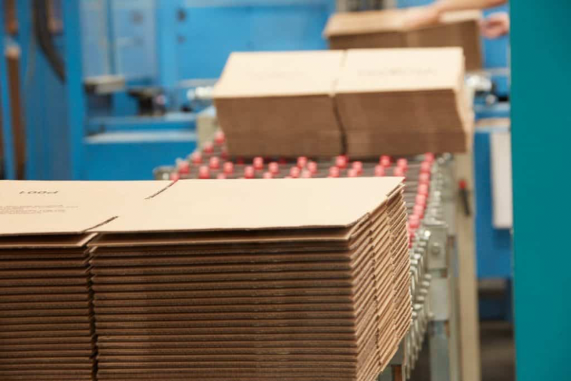 quy trình sản xuất thùng carton đóng hàng